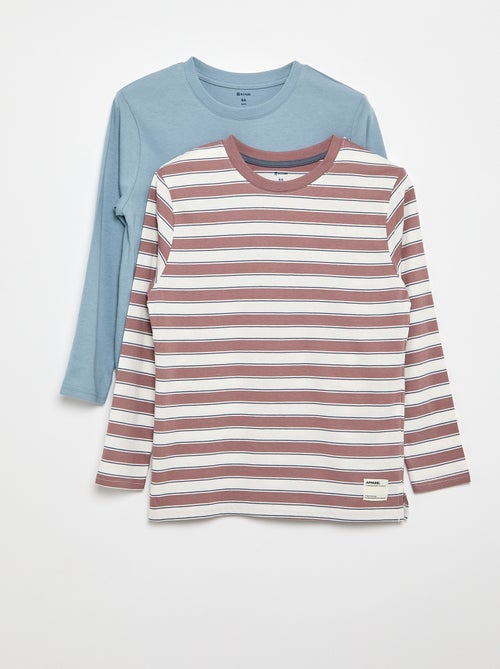 Set di 2 T-shirt a maniche lunghe - Kiabi