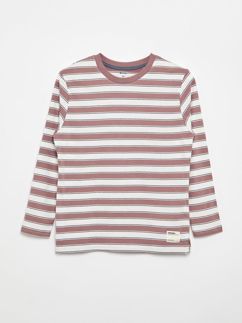 Set di 2 T-shirt a maniche lunghe Rosa - Kiabi