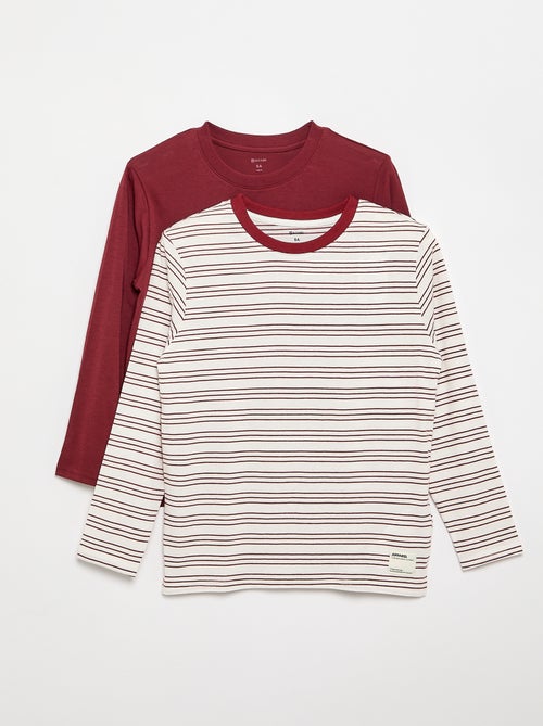 Set di 2 T-shirt a maniche lunghe - Kiabi
