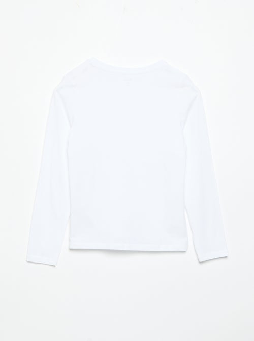 Set di 2 t-shirt a maniche lunghe tinta unita - Kiabi Set di 2 t-shirt a maniche lunghe tinta unita - Kiabi