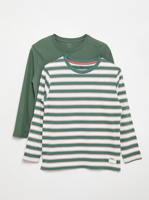 Set di 2 T-shirt a maniche lunghe - Kiabi