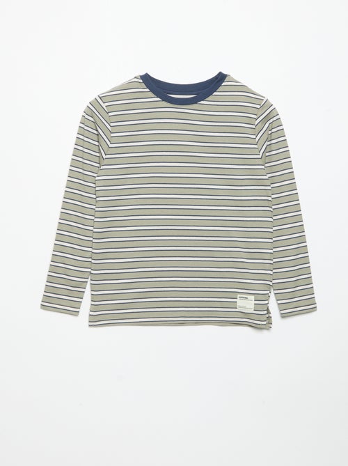 Set di 2 T-shirt a maniche lunghe - Kiabi Set di 2 T-shirt a maniche lunghe - Kiabi