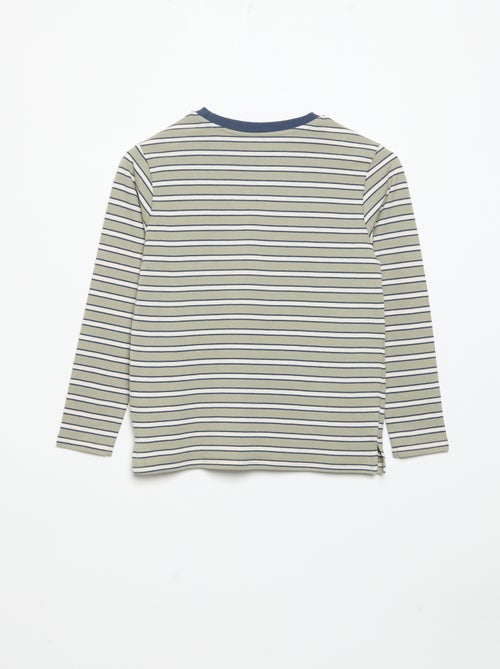 Set di 2 T-shirt a maniche lunghe - Kiabi Set di 2 T-shirt a maniche lunghe - Kiabi
