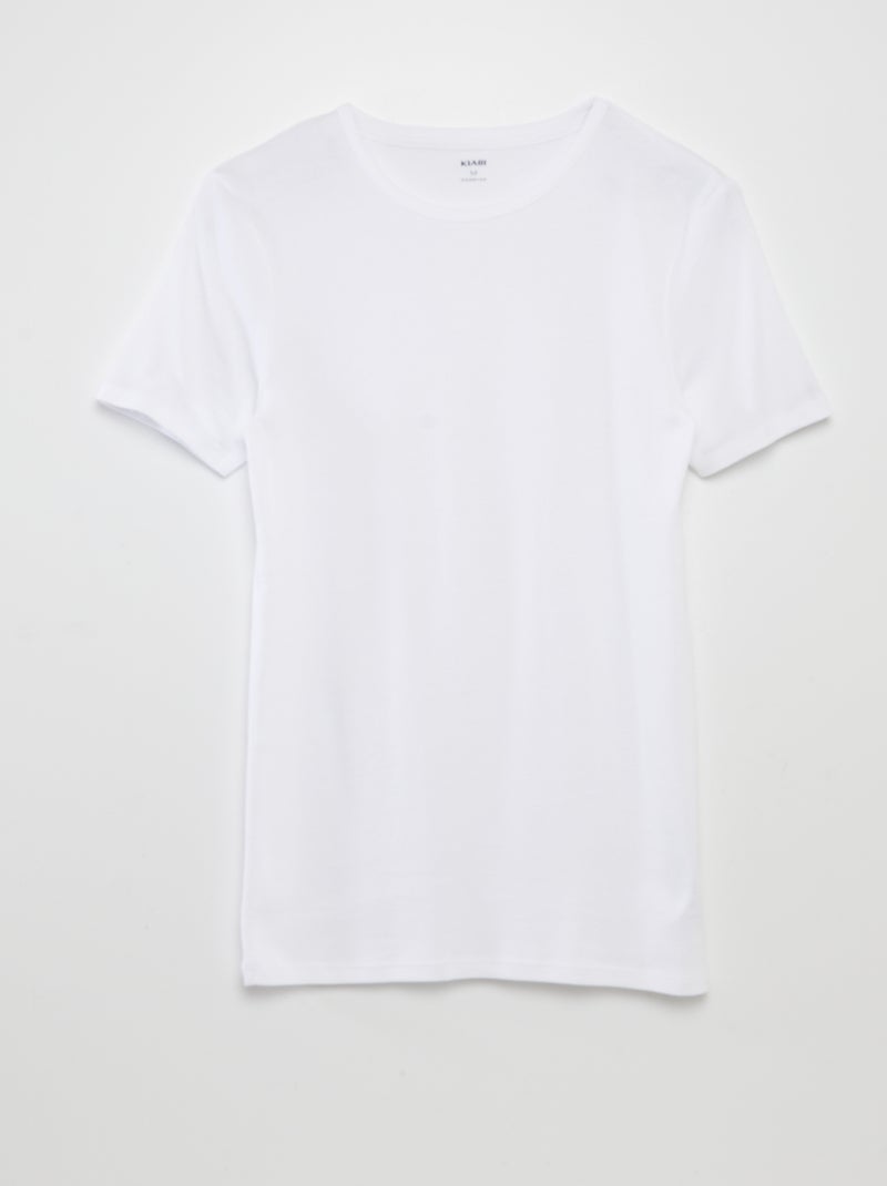 Set di 2 t-shirt basic bianco - Kiabi