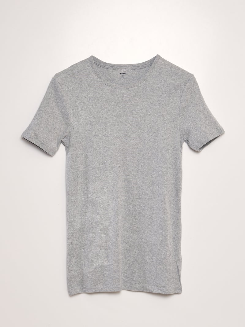Set di 2 t-shirt basic GRIGIO - Kiabi