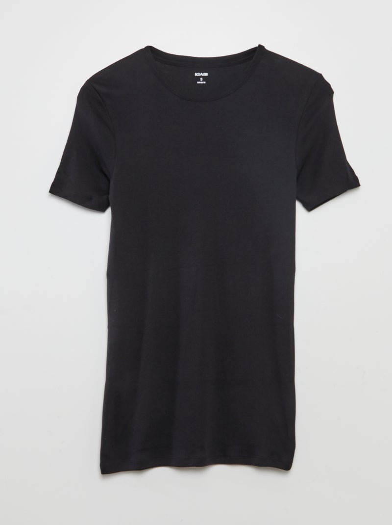 Set di 2 t-shirt basic nero - Kiabi