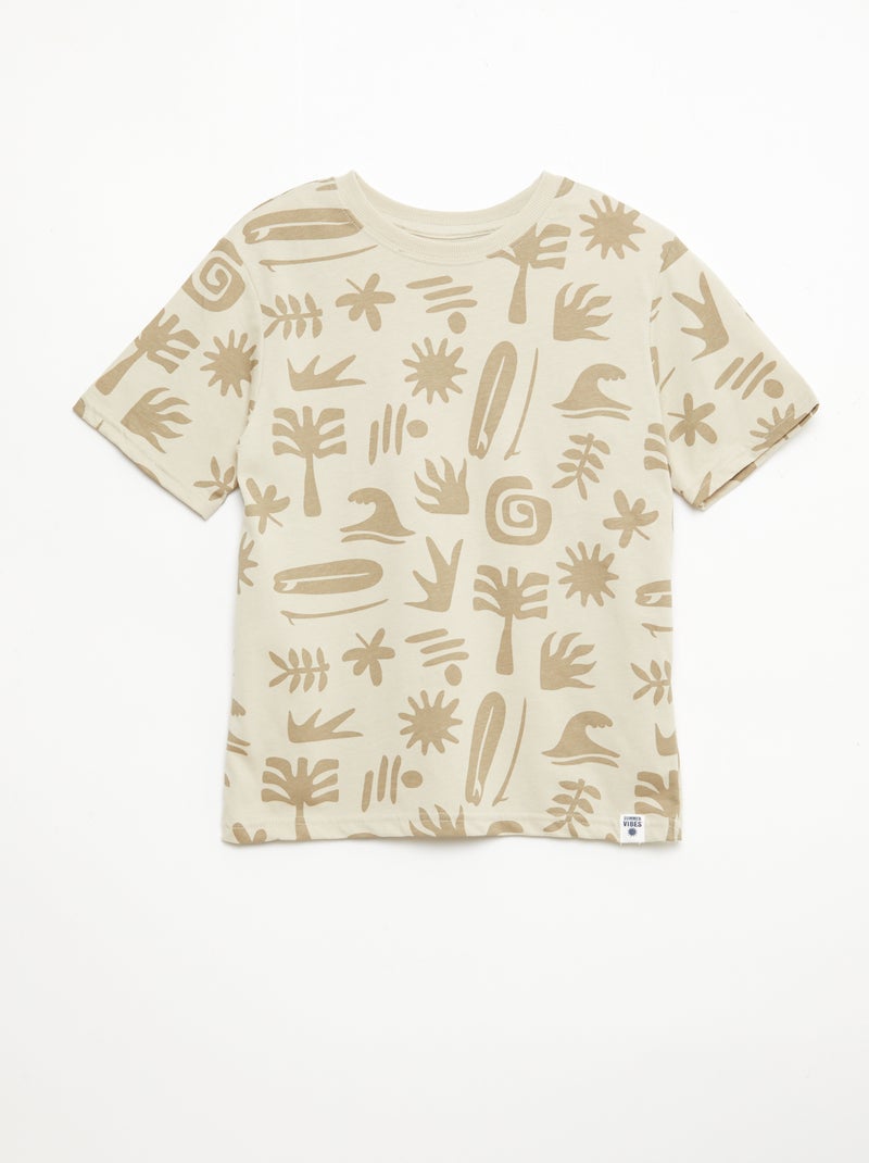 Set di 2 t-shirt Beige - Kiabi