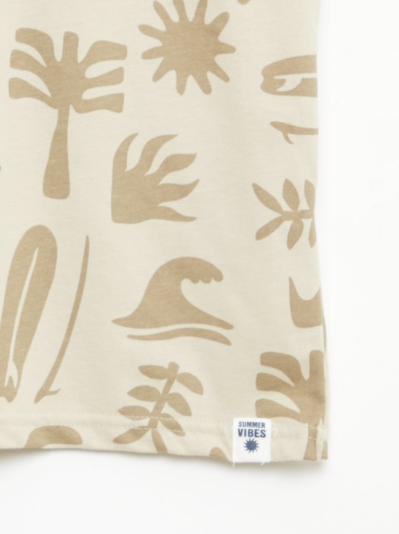 Set di 2 t-shirt Beige - Kiabi