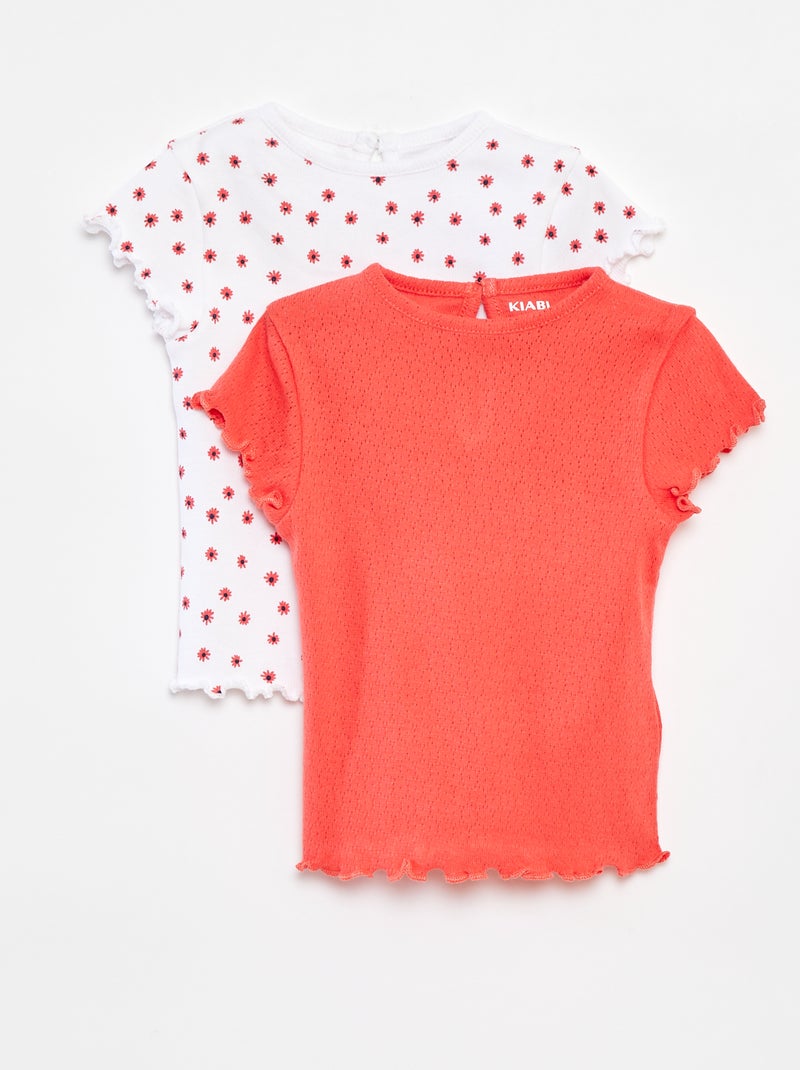 Set di 2 t-shirt BIANCO - Kiabi