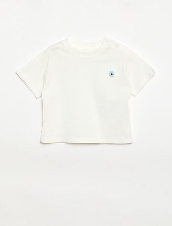 Set di 2 T-shirt con dettagli sul petto