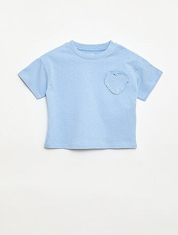 Set di 2 T-shirt con dettagli sul petto