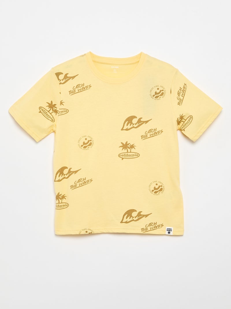 Set di 2 t-shirt Giallo - Kiabi