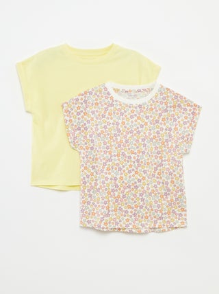 Set di 2 t-shirt in cotone