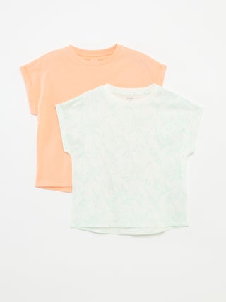 Set di 2 t-shirt in cotone