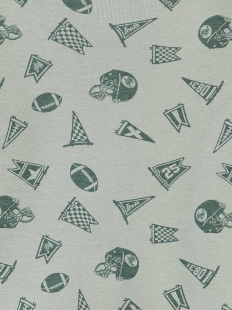 Set di 2 t-shirt in jersey VERDE - Kiabi