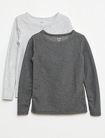 Set di 2 t-shirt in maglia termoregolatrice
