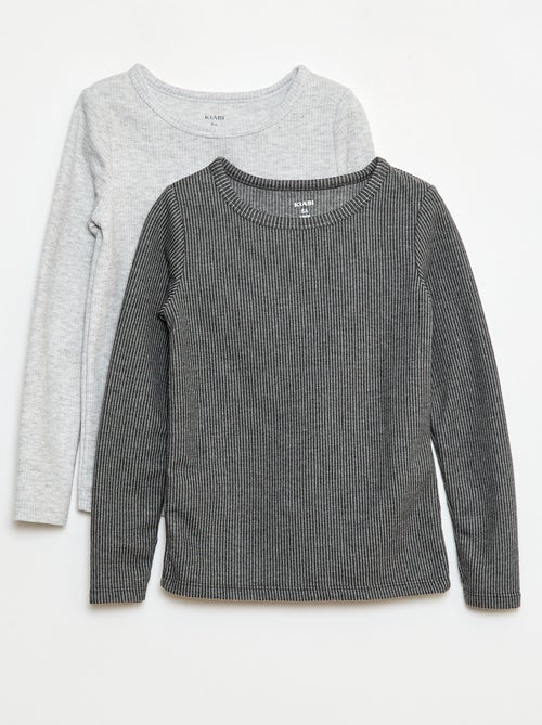 Set di 2 t-shirt in maglia termoregolatrice - Kiabi