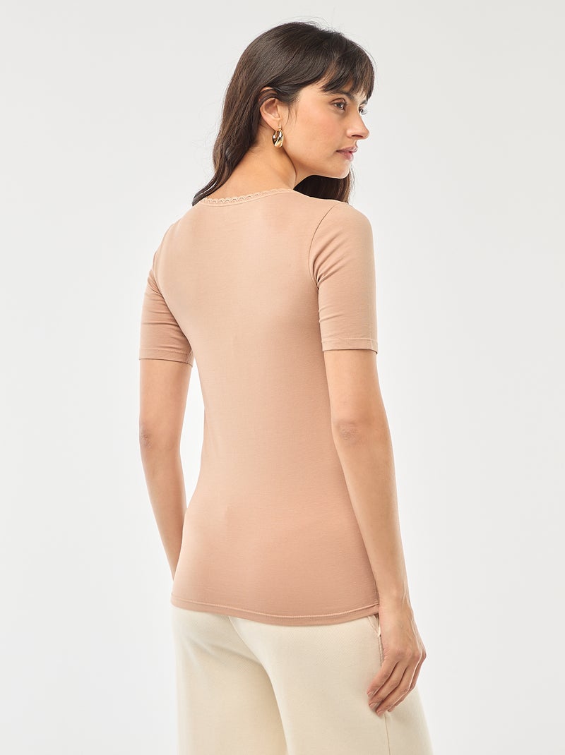 Set di 2 t-shirt intime BEIGE - Kiabi