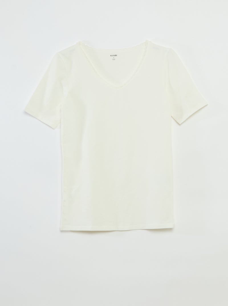 Set di 2 t-shirt intime BEIGE - Kiabi
