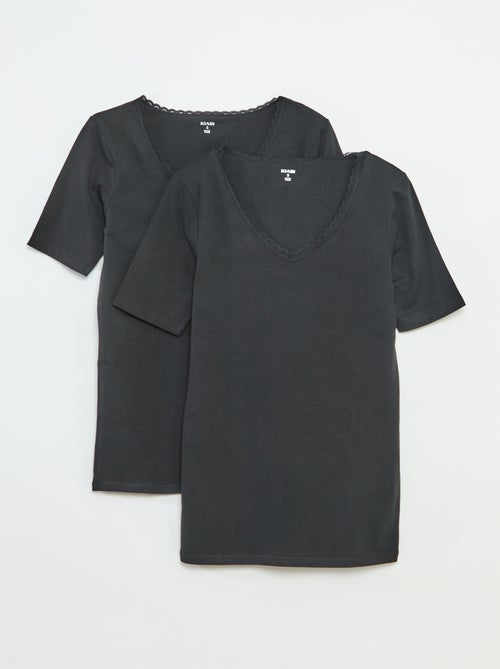 Set di 2 t-shirt intime - Kiabi