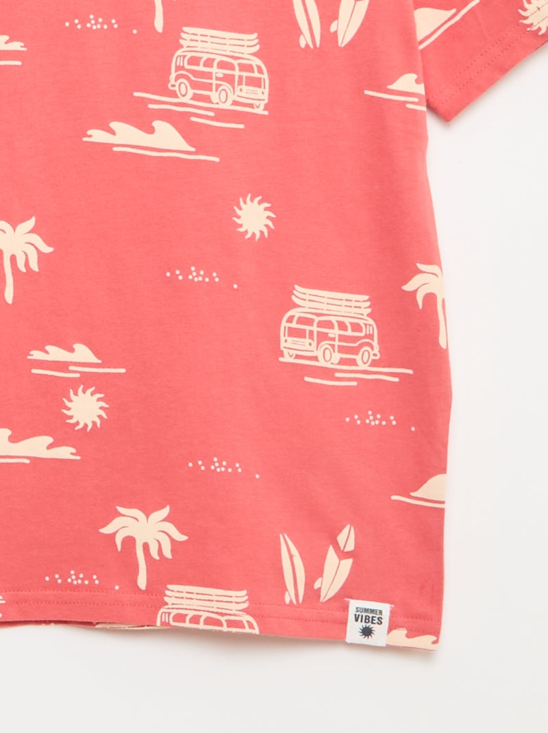 Set di 2 t-shirt Rosso - Kiabi