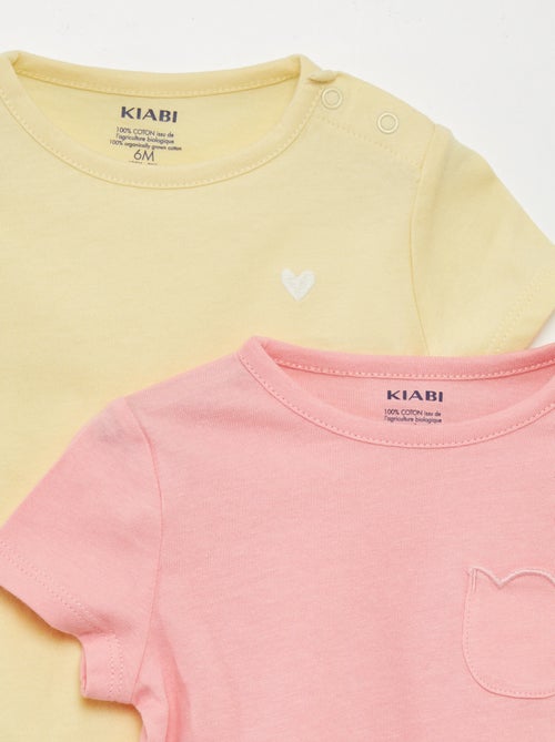 Set di 2 t-shirt semplici - Kiabi