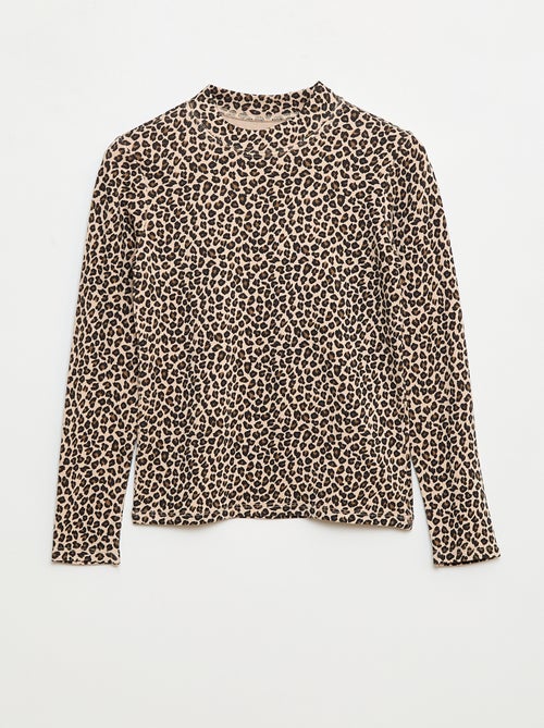 Set di 2 t-shirt termoregolatrici a collo alto - Kiabi