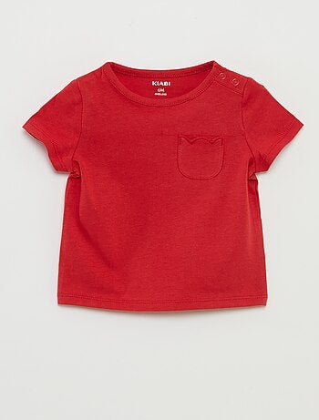 Set di 2 t-shirt tinta unita