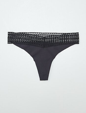 Set di 2 tanga con pizzo