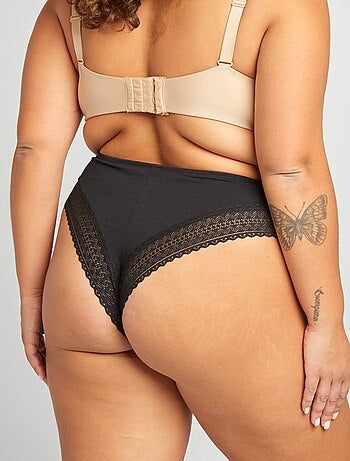 Set di 2 tanga con pizzo