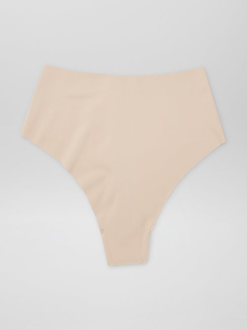 Set di 2 tanga invisibili a vita alta - Kiabi Set di 2 tanga invisibili a vita alta - Kiabi