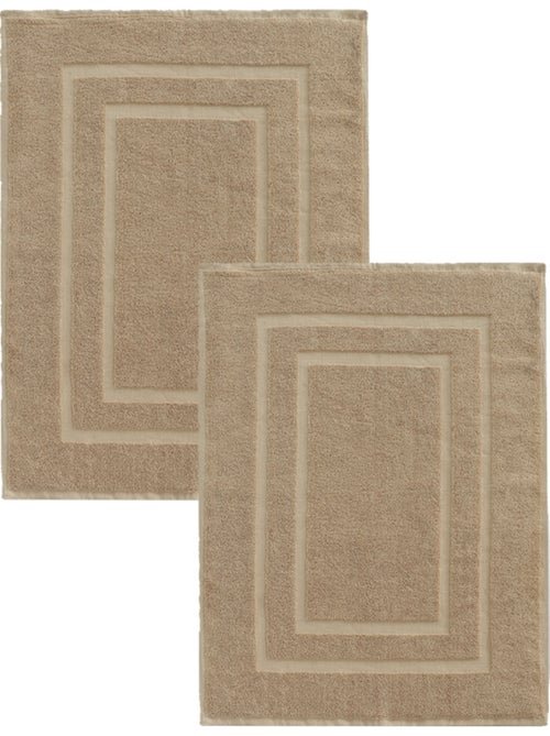 Set di 2 tappetini da bagno in spugna, 50x70 cm, - Kiabi