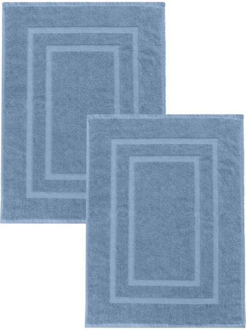 Set di 2 tappetini da bagno in spugna, 50x70 cm, - Kiabi