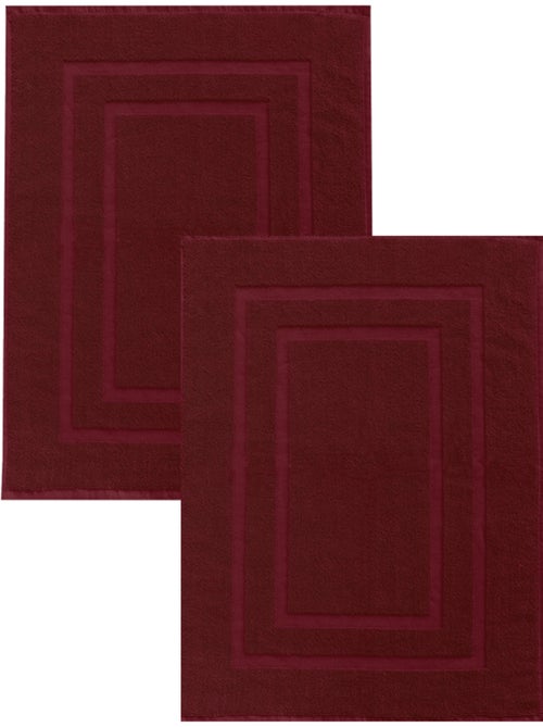 Set di 2 tappetini da bagno in spugna, 50x70 cm, - Kiabi
