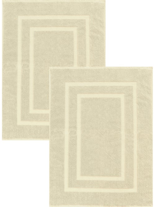 Set di 2 tappetini da bagno in spugna, 50x70 cm, - Kiabi