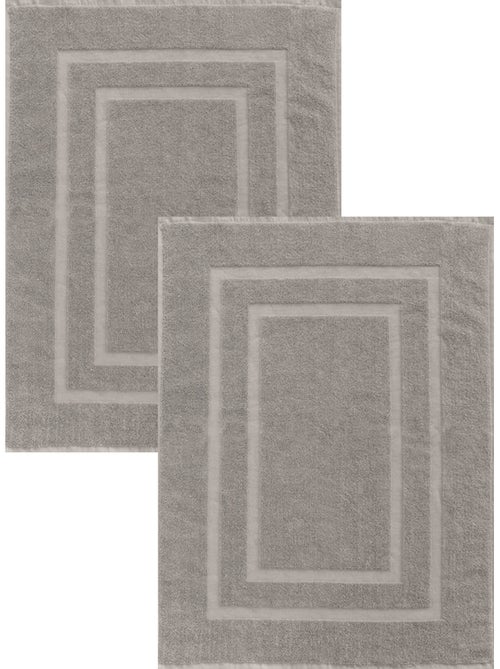 Set di 2 tappetini da bagno in spugna, 50x70 cm, - Kiabi