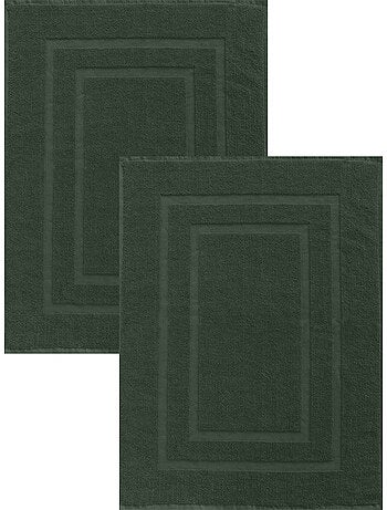 Set di 2 tappetini da bagno in spugna, 50x70 cm,