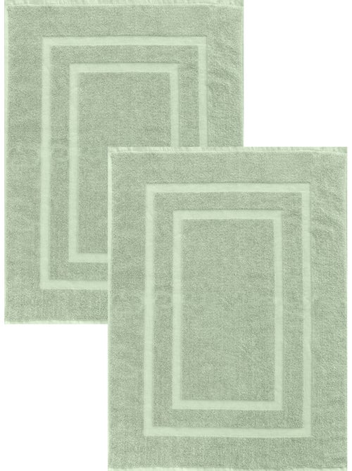 Set di 2 tappetini da bagno in spugna, 50x70 cm, - Kiabi