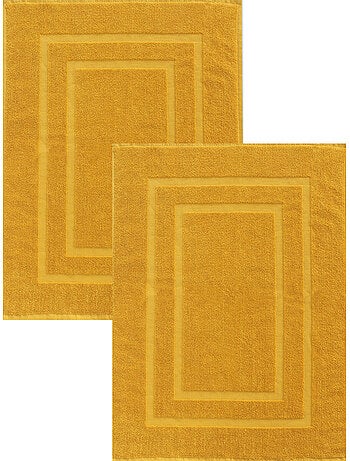 Set di 2 tappetini da bagno in spugna, 50x70 cm,