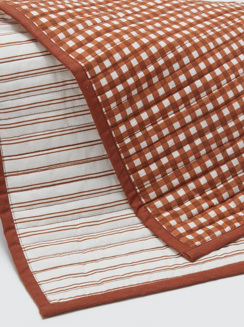 Set di 2 tovagliette 32 x 40 cm con doppia stampa - Kiabi Home MARRONE - Kiabi
