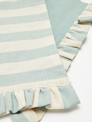Set di 2 tovagliette (32x45 cm) con volant