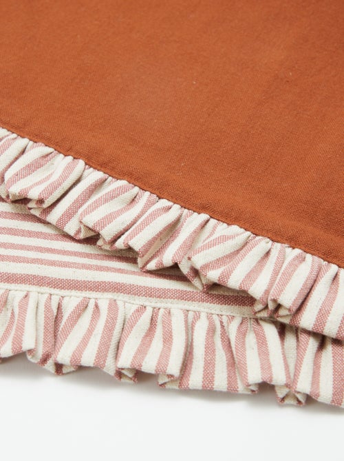 Set di 2 tovagliette (32x45 cm) con bordo a volant - Kiabi Set di 2 tovagliette (32x45 cm) con bordo a volant - Kiabi