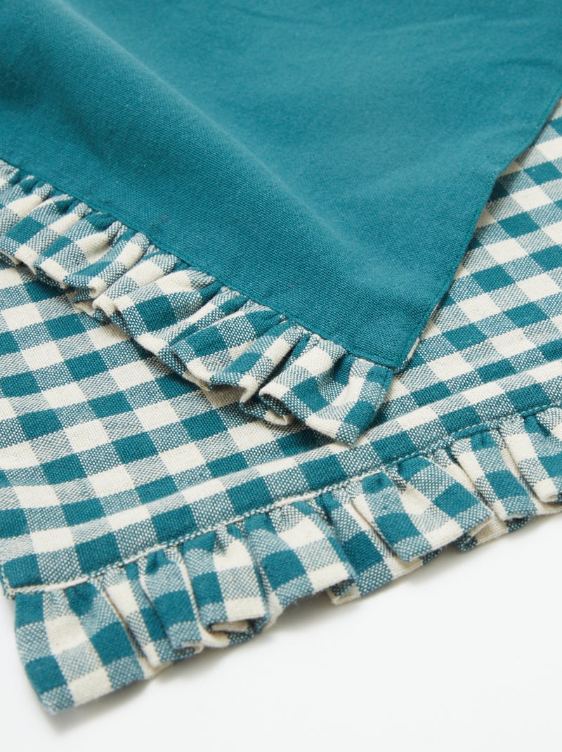 Set di 2 tovagliette (32x45 cm) con volant BLU - Kiabi