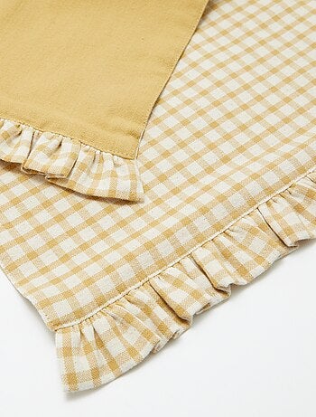 Set di 2 tovagliette (32x45 cm) con volant