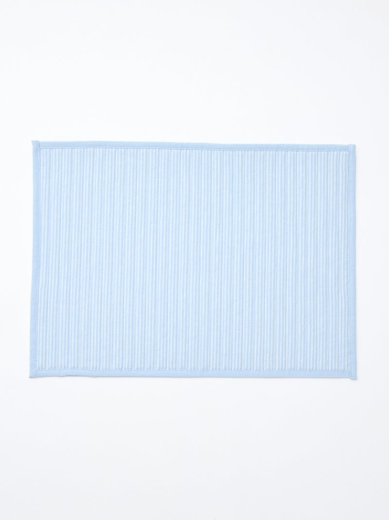 Set di 2 tovagliette all'americana a quadri Blu - Kiabi