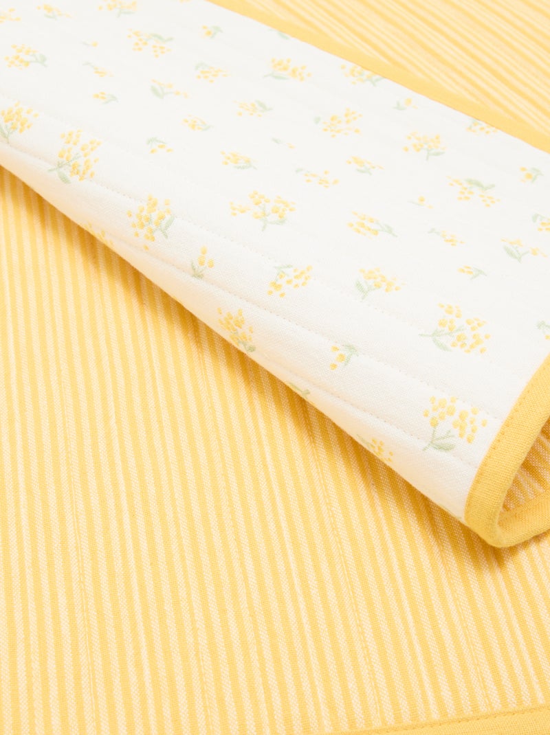 Set di 2 tovagliette all'americana a quadri Giallo - Kiabi