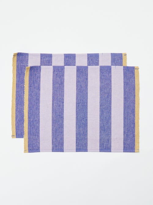 Set di 2 tovagliette all'americana fantasia (32x45 cm) - Kiabi Home - Kiabi