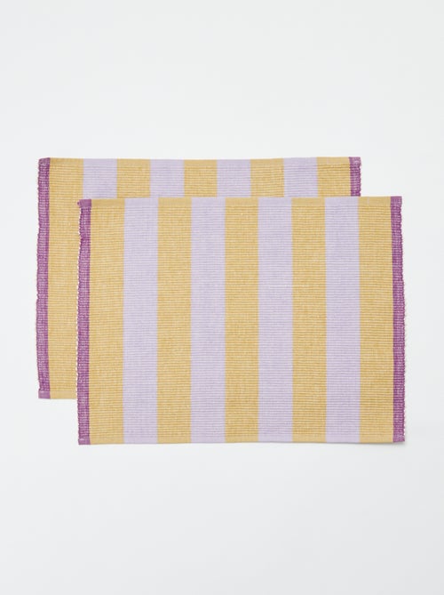 Set di 2 tovagliette all'americana fantasia (32x45 cm) - Kiabi Home - Kiabi