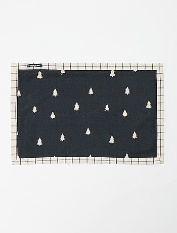 Set di 2 tovagliette all'americana stampate Natale in cotone 45x30 cm