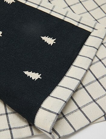 Set di 2 tovagliette all'americana stampate Natale in cotone 45x30 cm